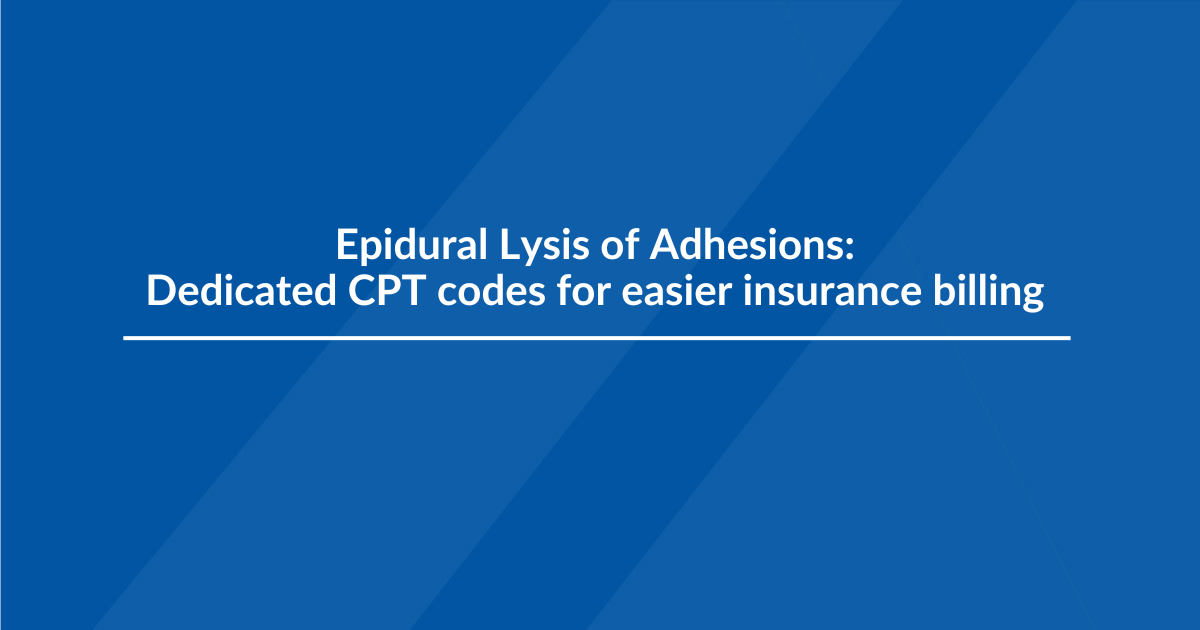 Epidural Lysis of adhesions